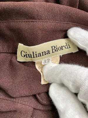 Giuliana Biordi/シャツワンピース/ワンピース/ドレス/ブラウン/42