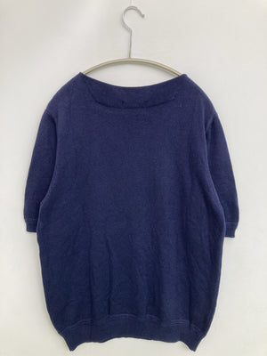 COMME CA COMMUNE/コムサコミューン/ニット/セーター/トップス/ネイビー/L