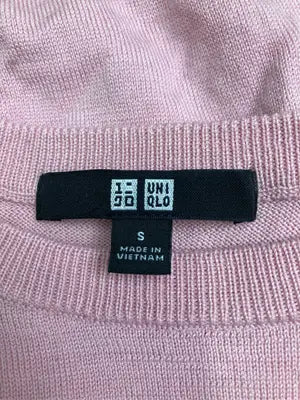 UNIQLO/ユニクロ/ニット/セーター/トップス/ピンク/S