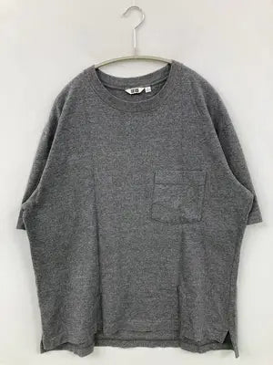UNIQLO U/ユニクロユー/Tシャツ/カットソー/トップス/グレー/L