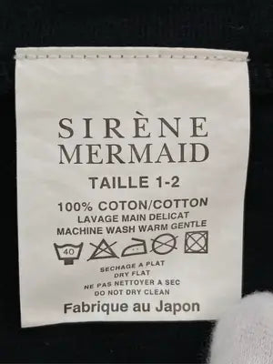 SIRENE MERMAID/Tシャツ/カットソー/トップス/ブラック/1-2