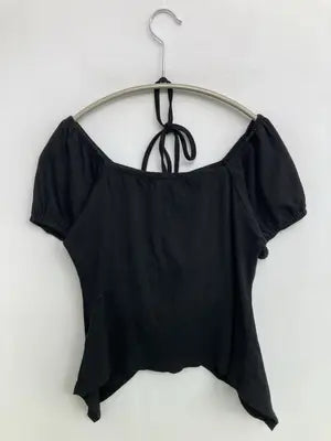 Heather/ヘザー/Tシャツ/カットソー/トップス/ブラック/F
