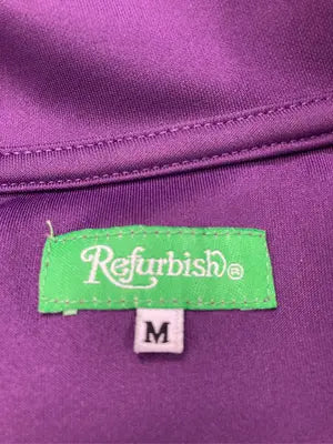 Refurbish/リファービッシュ/ジャージ/トラックジャケット/トップス/パープル/M