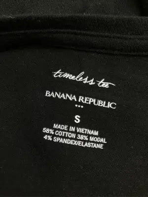 BANANA REPUBLIC/バナナリパブリック/Tシャツ/カットソー/トップス/ブラック/S