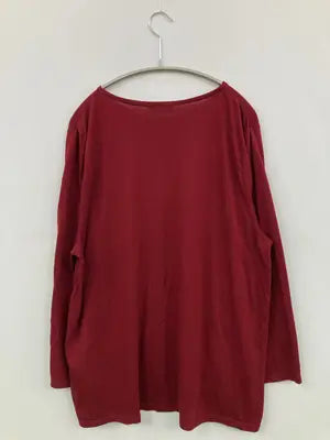 paciente/Tシャツ/カットソー/トップス/レッド/4L