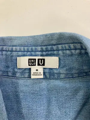 UNIQLO/ユニクロ/シャツ/ブラウス/トップス/スカイブルー/M