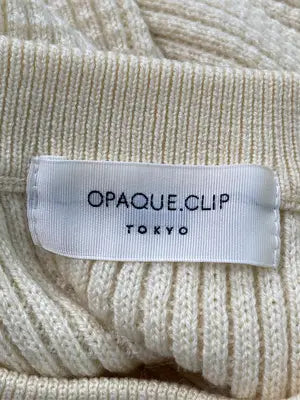 OPAQUE.CLIP/オペークドットクリップ/ニット/セーター/トップス/アイボリー/M