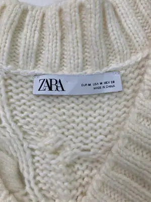 ZARA/ザラ/ベスト/トップス/アイボリー/EUR M/USA M/ MEX 28