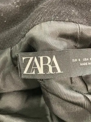 ZARA/ザラ/ピーコート/ジャケット/アウター/ブラック/USA S