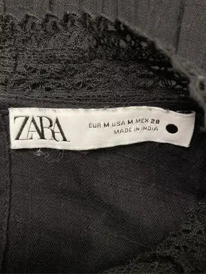 ZARA/ザラ/シャツ/ブラウス/トップス/ブラック/USA M