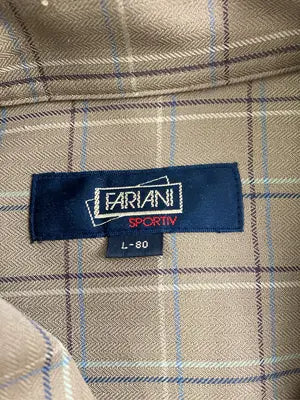 FARIANI/シャツ/ブラウス/トップス/ブラウン/L-80