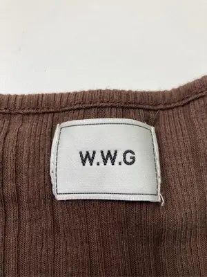 W.W.G/フーズフーギャラリー/Tシャツ/カットソー/トップス/ブラウン/F