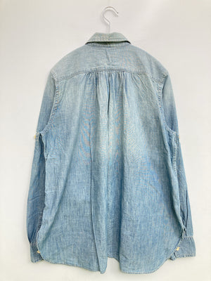 シャツ/ブラウス/トップス/ブルー/M