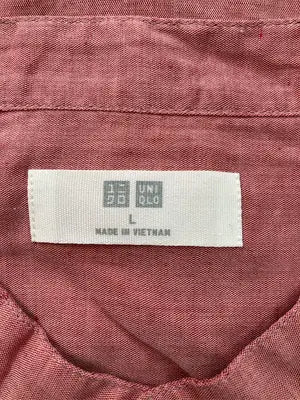 UNIQLO/ユニクロ/シャツ/ブラウス/トップス/レッド/L