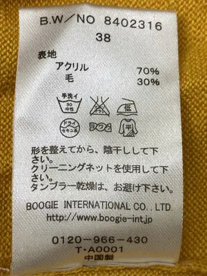 BOOGIE WOOGIE/カーディガン/ボレロ/トップス/イエロー/38