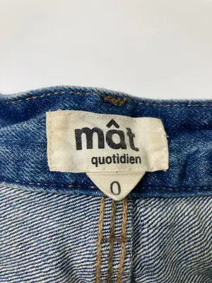 mat/デニムパンツ/パンツ/ブルー/0