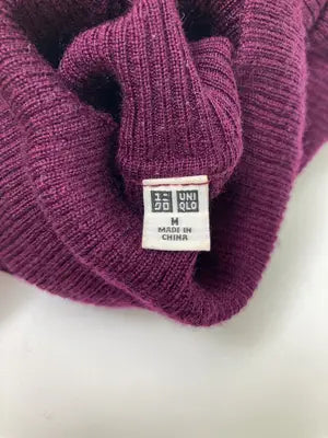 UNIQLO/ユニクロ/ニット/セーター/トップス/パープル/M