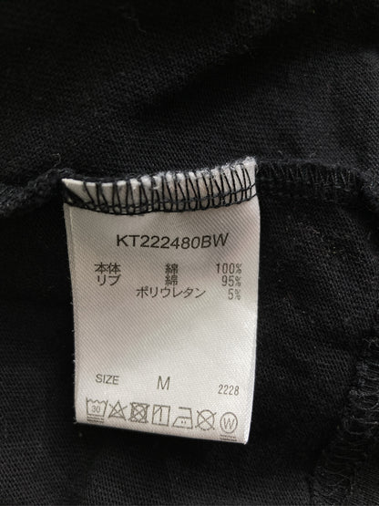 kutir/クティール/Tシャツ/カットソー/トップス/ブラック/M
