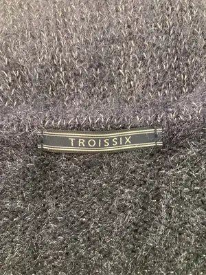 TROISSIX/ニット/セーター/トップス/ネイビー/M
