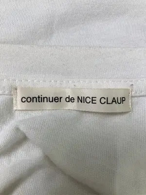 continuer de NICE CLAUP/コンティニューデナイスクラップ/Tシャツ/カットソー/トップス/アイボリー/F