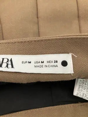 ZARA/ザラ/ショート/ミニスカート/スカート/ブラウン/USA M