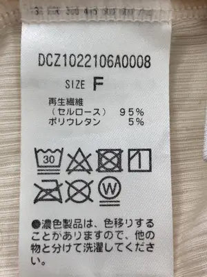 Discoat/ディスコート/Tシャツ/カットソー/トップス/アイボリー/F
