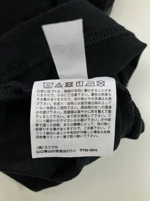 UNIQLO/ユニクロ/Tシャツ/カットソー/トップス/ブラック/L