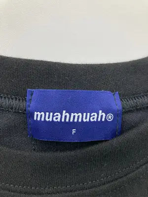 muah muah/ムーアムーア/Tシャツ/カットソー/トップス/ブラック/F