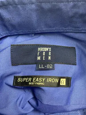 PERSON'S FOR MEN/ビジネスシャツ/トップス/ブルー/LL-82
