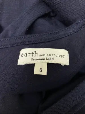 earth/アース/シャツワンピース/ワンピース/ドレス/ネイビー/S