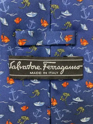 Salvatore Ferragamo/サルヴァトーレフェラガモ/ネクタイ/ファッション雑貨/ネイビー