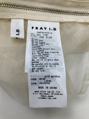 FRAY I.D/フレイアイディー/ワンピース/ワンピース/ドレス/アイボリー/F