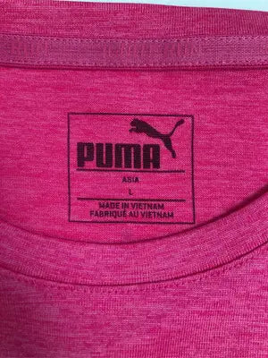 PUMA/プーマ/Tシャツ/カットソー/トップス/ピンク/L