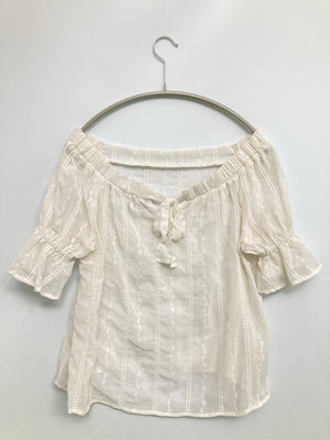 Wallamanda/シャツ/ブラウス/トップス/ホワイト/38