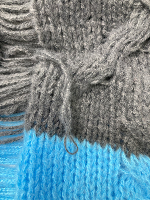 ニット/セーター/トップス/グレー