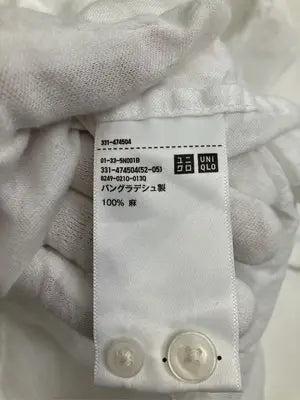 UNIQLO/ユニクロ/シャツ/ブラウス/トップス/ホワイト/M