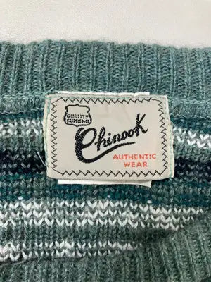 ehinook/ニット/セーター/トップス/グリーン/XL