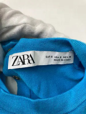 ZARA/ザラ/ベスト/トップス/ブルー/S