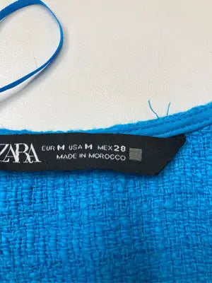 ZARA/ザラ/ベスト/トップス/ブルー/USA M