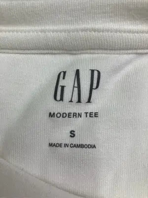 GAP/ギャップ/Tシャツ/カットソー/トップス/ホワイト/S