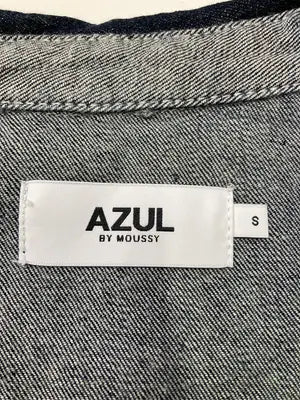 AZUL by MOUSSY/アズールバイマウジー/シャツワンピース/ワンピース/ドレス/ネイビー/S
