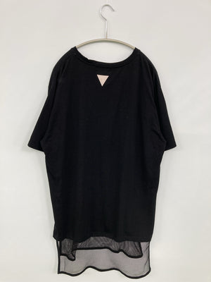 C2H4/Tシャツ/カットソー/トップス/ブラック/L