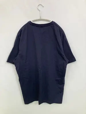 Organic Cotton/Tシャツ/カットソー/トップス/ネイビー/L