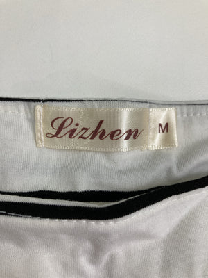 Lizhen/Tシャツ/カットソー/トップス/ホワイト/M