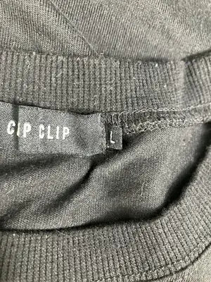 Chip Clip/チップクリップ/Tシャツ/カットソー/トップス/ブラック/L