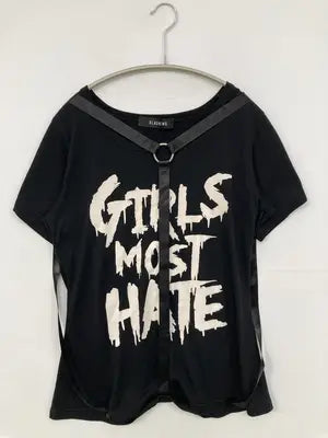 GLADNEWS/グラッドニュース/Tシャツ/カットソー/トップス/ブラック