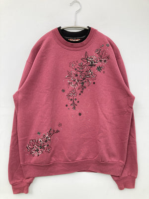 top stitch/スウェット/トップス/ピンク/MEDIUM