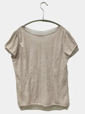 SWIMMING TO THE MOON/Tシャツ/カットソー/トップス/ベージュ/M