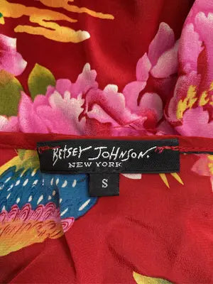 BETSEY JOHNSON/ロングスカート/スカート/レッド/S