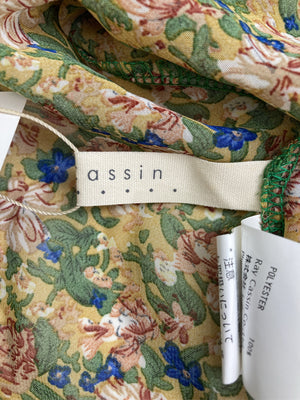 Ray Cassin/レイカズン/シャツ/ブラウス/トップス/イエロー/F